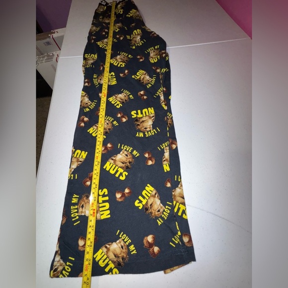 Joe Boxer Black Pajama Pants with I Love my Nuts Design - Picture 7 of 7